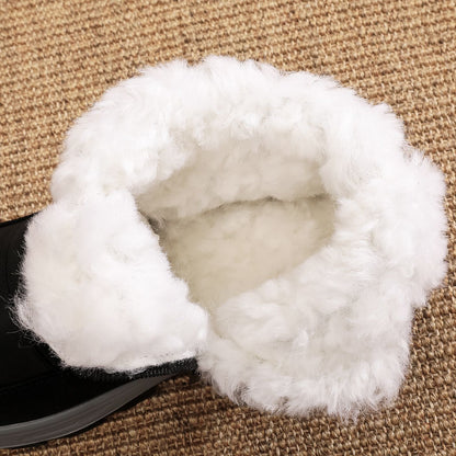 🔥【Oferta de temporada 50%】👟Zapatos de invierno para hombre de algodón puro con forro de terciopelo y pelo grueso.