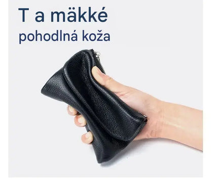 🔥✨【50% OFF】⏰Unisex peňaženka z pravej kože s RFID ochranou Pebble🔥