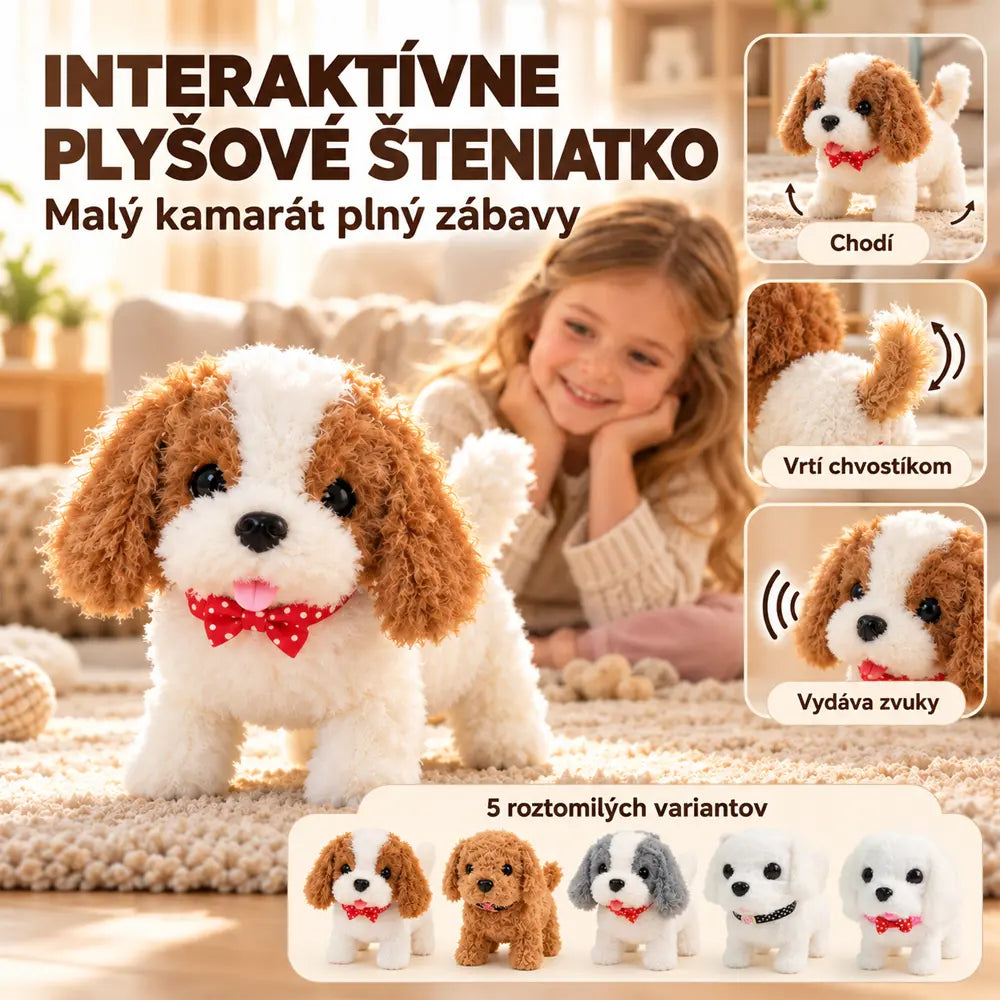 🐕🔥【Špeciálna ponuka🎉】 Plyšová hračka Inteligentný robot