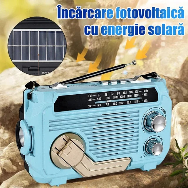 ✨【Popust od 50% na ograničeno vrijeme】🏕️Prijenosna višenamjenska AM radio svjetiljka