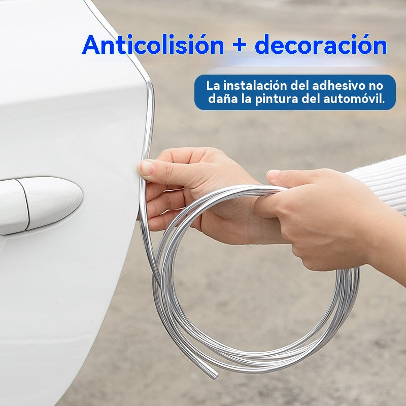 💥🚗 【Oferta especial -50%】 Cinta protectora universal contra impactos para coche, adecuada para puertas, capó y maletero 【5/10/15 m】