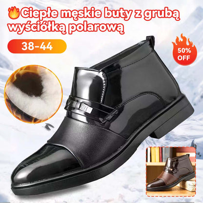 👞🌞【Sezonowa Promocja -50%】Eleganckie, Wygodne i Ciepłe Buty Skórzane dla Mężczyzn