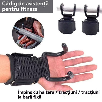 💪 【Cumpără 2, primești 2 gratis】Suport pentru încheietura mâinii cu cârlig – ideal pentru sport și antrenamente ✨