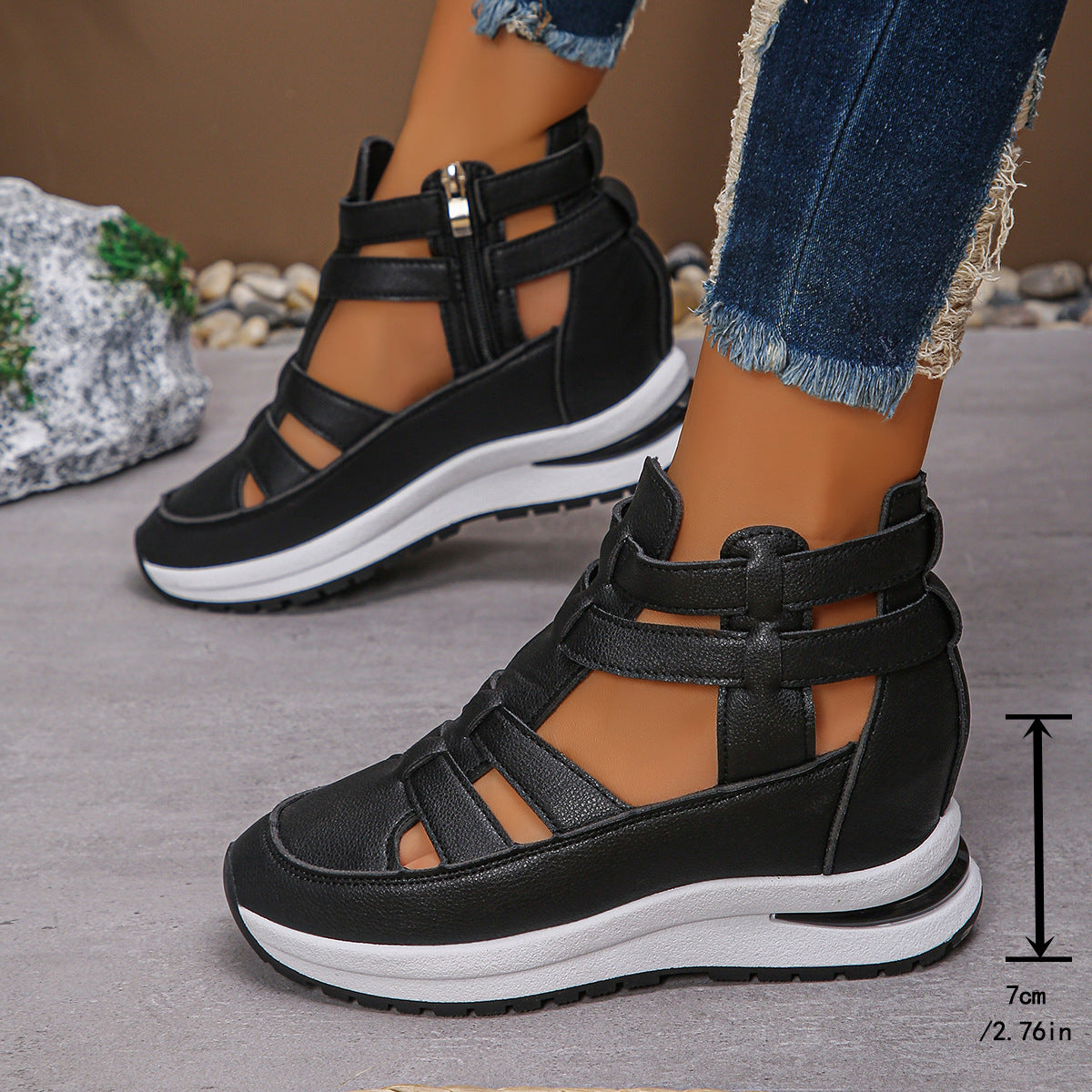 🌸【35-44】2026 Sandalias de mujer modernas y cómodas, hechas de cuero genuino