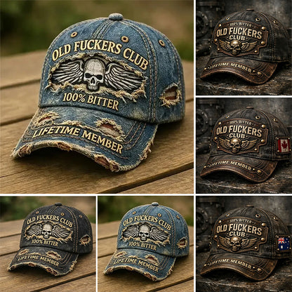 🔥50% ZNIŻKI🧢Old Boys Club – Czapka baseballowa w stylu retro