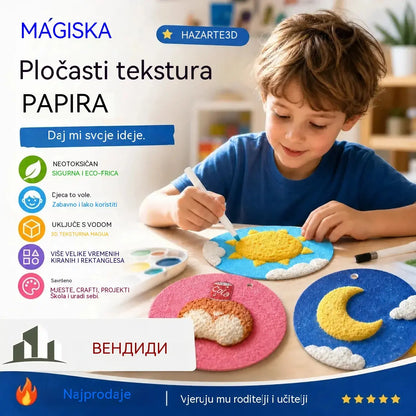 🎄Posebna ponuda iznenađenja! 🔮Savladajte čaroliju crtanja! 👩‍🎨Papir za crtanje s teksturom pjene🎁