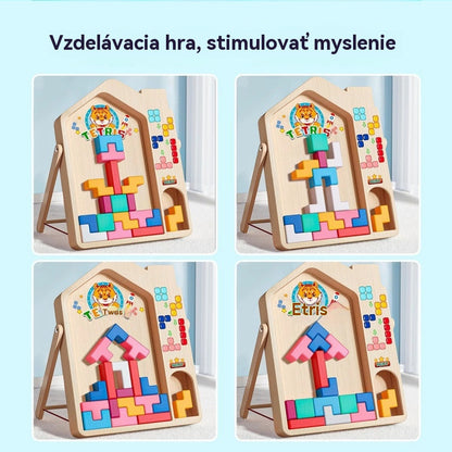 🔥🌈【Kúp 1 a 1 zadarmo】Tetris detská vzdelávacia skladačka a stavebná hračka