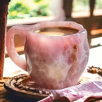 50%OFF🥰【salud + cerca de la naturaleza】 taza de café mineral de cristal