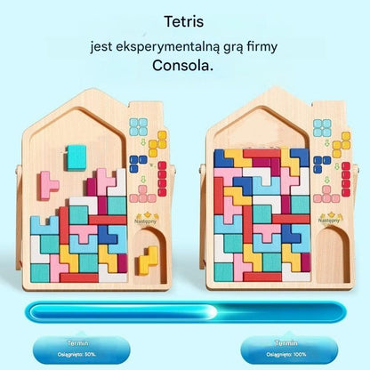 🔥🌈【Kup 1, a 1 dostaniesz gratis】Tetris – edukacyjna układanka dla dzieci z klockami