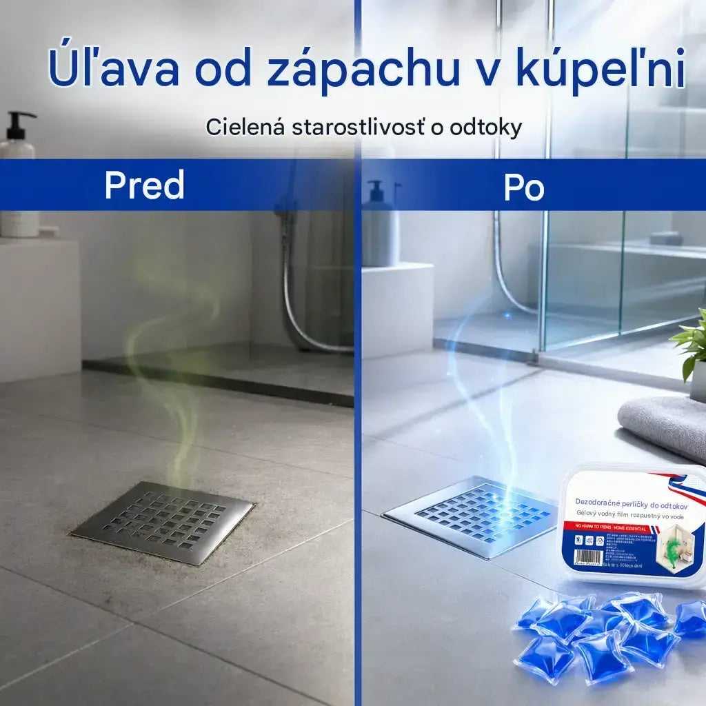 🔥【1 balenie (30 perličiek)】Vôňa - Antibakteriálne - Uvoľňovanie upchatia 🔥 Perličky na čistenie odtokov