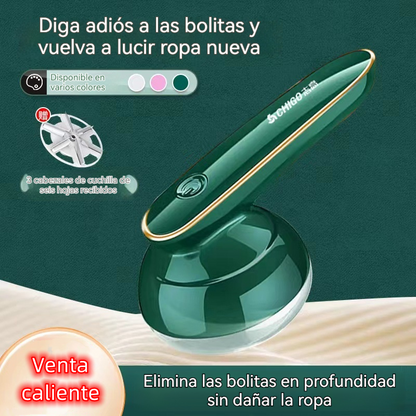 👚✨【Compra 1 y llévate 1 gratis】Quitapelusas eléctrico portátil multifuncional, profesional para prendas de lana, punto y algodón