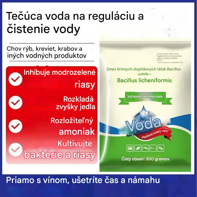 🐟🌊🔬500g Prémiový prášok do jazierka | Čistič vody a kontrola rias 🐟🌊🔬