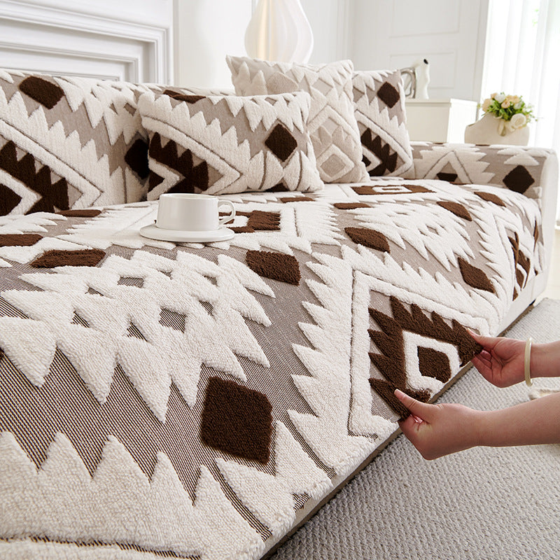 🛋️Oferta especial de Navidad para madrugadores:🎉 funda de sofá suave y antideslizante de felpa🍂