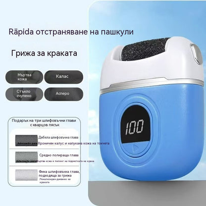 🦶🛁✨ Нов електрически пила за крака, за премахване на мъртвата кожа от пукнатини, електрическа пила за педикюр