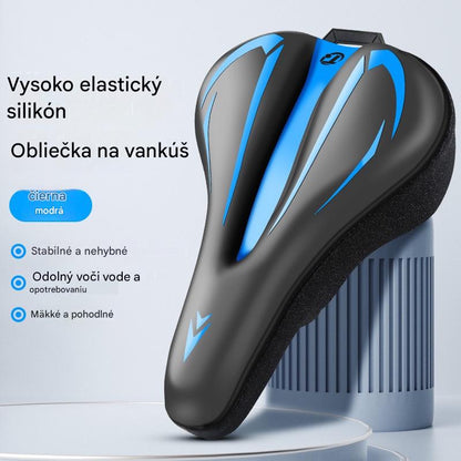 🚲Poťah na sedlo horského bicykla, vyrobený z hrubej, vodeodolnej, ultra mäkkej silikónovej kože.