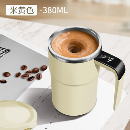 ☕🔋Juego de tazas de café recargables con agitador magnético automático⚡