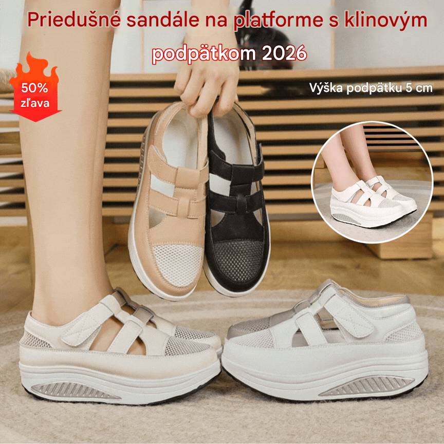 🔥【35-41】👣2026 Nowe letnie sandały na rzepy, gruba podeszwa, przewiewna konstrukcja.