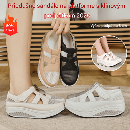 🔥【35-41】👣2026 Nowe letnie sandały na rzepy, gruba podeszwa, przewiewna konstrukcja.