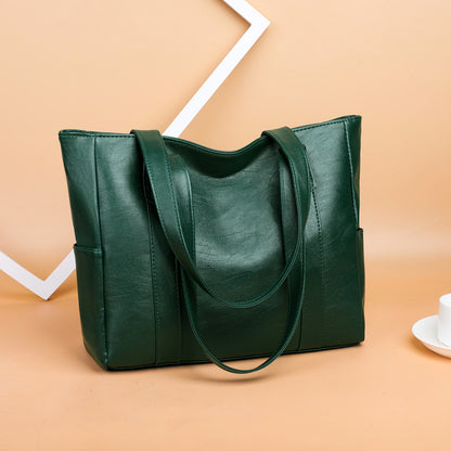 ✨👜【Limitovaná ponuka 50%】 Nová dámska kabelka z mäkkej kože, voľný štýl, veľká kapacita, módna a ľahko kombinovateľná