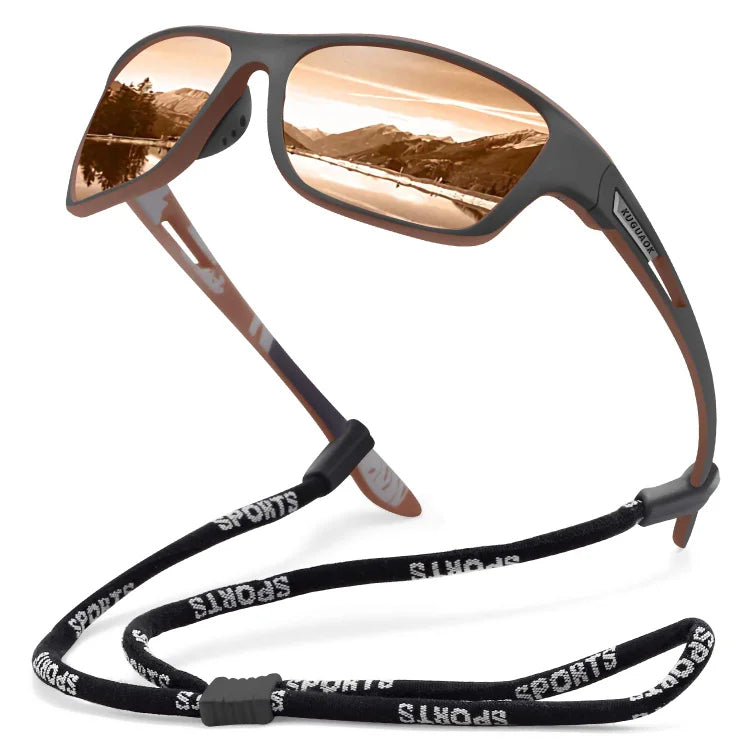 🚵‍♂️😎 【50% zniżki 🔥】🎣🕶️ Sportowe okulary przeciwsłoneczne, polaryzacyjne, z lustrzanymi szkłami, nowoczesne i pyłoszczelne, idealne do jazdy na rowerze na świeżym powietrzu