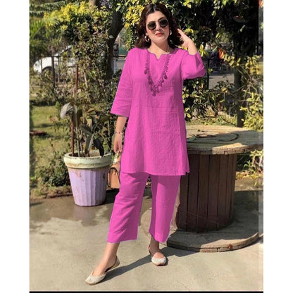 【40-100KG】 2025 nowy wiosenny temperament/garnitur dojeżdżający do pracy bawełna i len