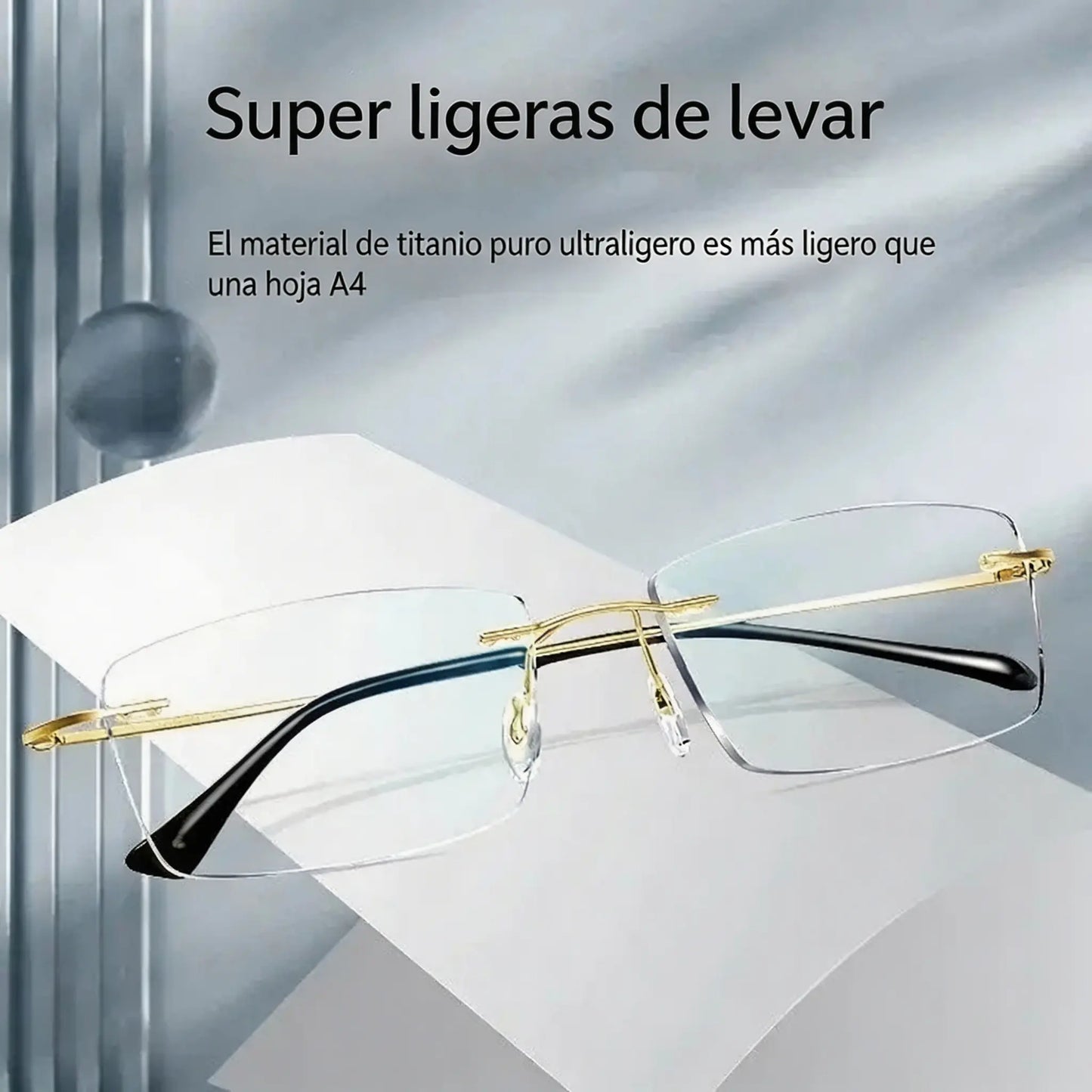 👓 Vysokokvalitné, extrémne ľahké a vysoko priehľadné profesionálne okuliare bez rámu s ochranou proti modrému svetlu. Unisex dizajn. ✨