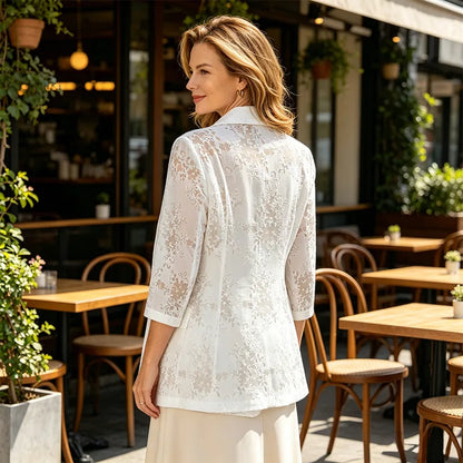 Nuevo modelo 2026: La chaqueta fina con protección solar y mangas tres cuartos. ¡La prenda elegante que completa cualquier conjunto!