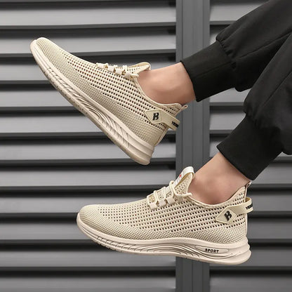 🔥👟【39-44】Zapatos casuales para hombre, cómodos, transpirables, de malla, antideslizantes y a la moda.