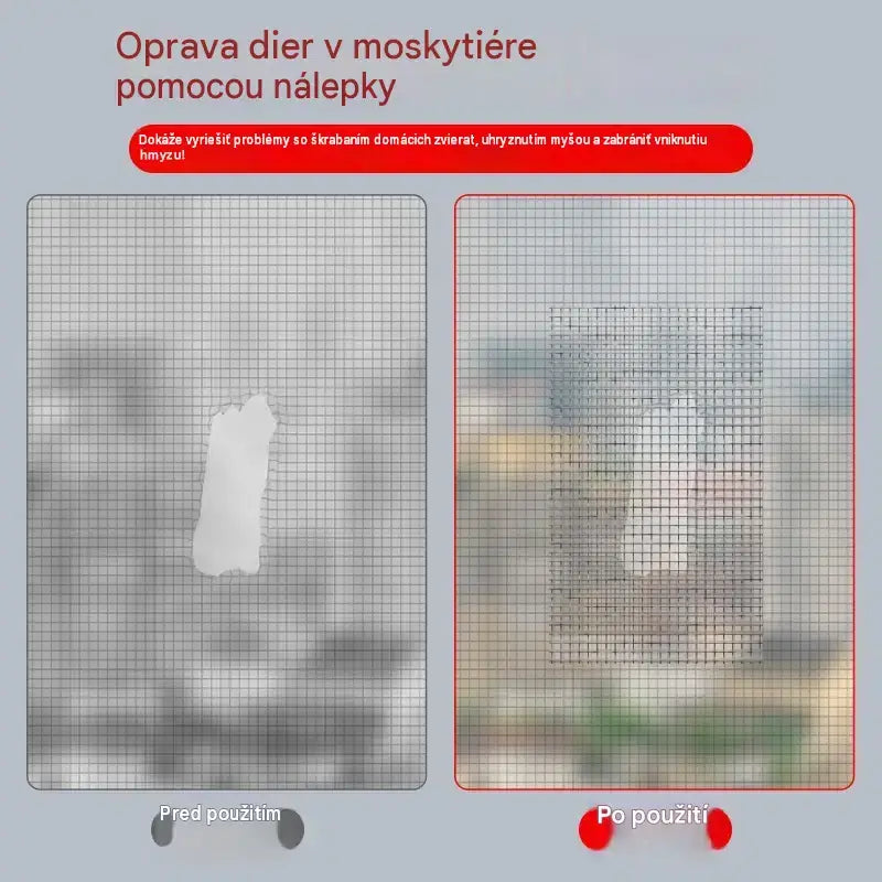 Kúpte si 5 metrov a získajte 5 metrov zadarmo. 【🔥10 metrov len za 21 €】Opravte diery v sieťkach proti hmyzu a pripevnite sieťku z nehrdzavejúcej ocele páskou.