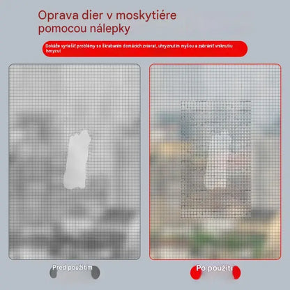 Kúpte si 5 metrov a získajte 5 metrov zadarmo. 【🔥10 metrov len za 21 €】Opravte diery v sieťkach proti hmyzu a pripevnite sieťku z nehrdzavejúcej ocele páskou.
