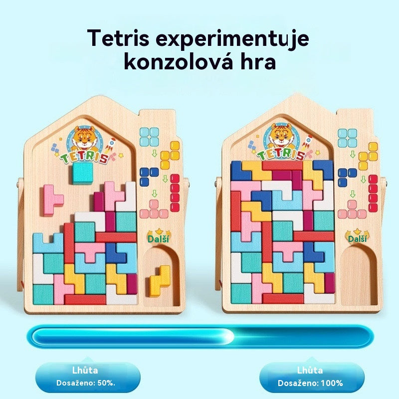 👶🌈🧩Kupte 1 a získejte 1 zdarma🔥Tetris puzzle kostky, vzdělávací hračky pro trénink dětského mozku, osvícené myšlení