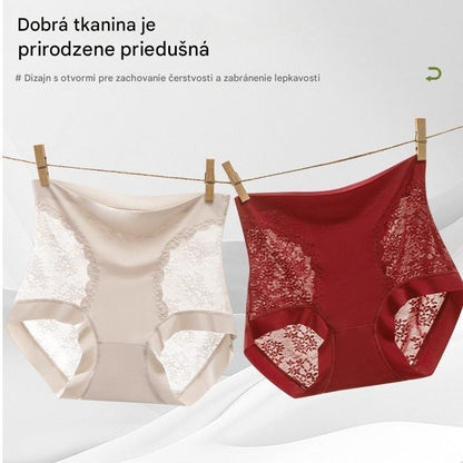 5-dielna sada, 24 € — dámske bezšvové čipkované nohavičky s vysokou elasticitou na kontrolu brucha, tvarovanie a zdvíhanie zadku