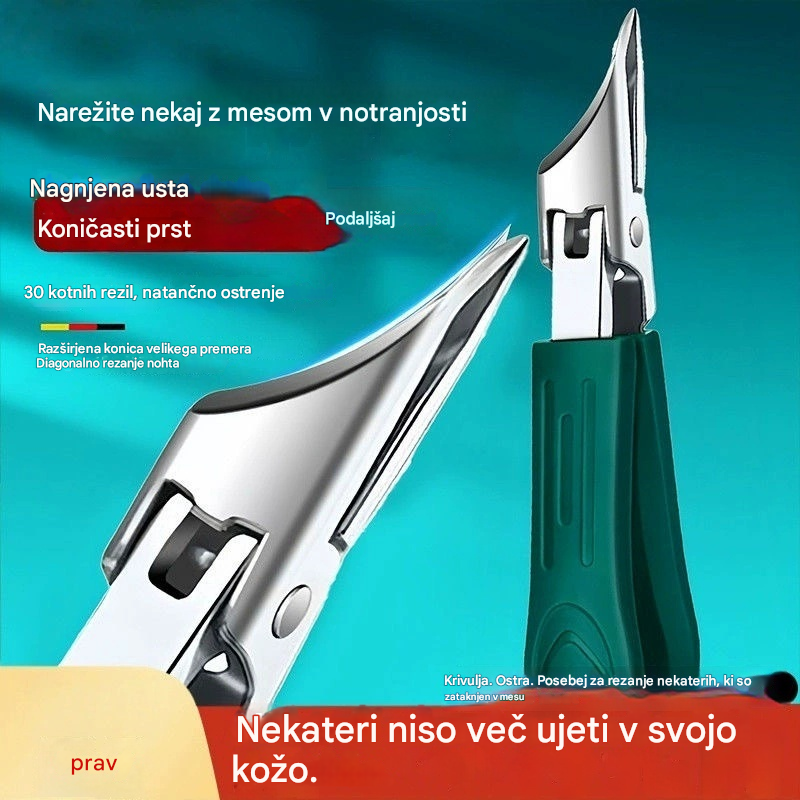 🔥【Kupite 1, dobite 1 gratis】🔥 Škarjice za nohte z nedrsečim premazom in 25° poševnim robom (komplet 3 kosov)