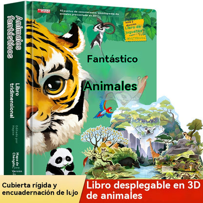 🦖【50% de descuento por tiempo limitado】Enciclopedia divertida de dinosaurios en 3D