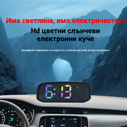 🚗Solarowy wyświetlacz prędkościomierza samochodowego