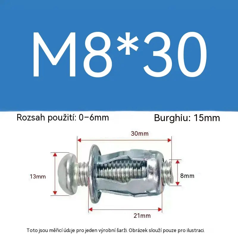 🔥Ponuka za polovičnú cenu 【100 ks】 Rozpínacie matice / Nitovacie matice M4/M5/M6