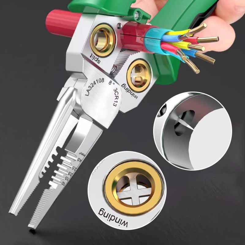 🔥【Oferta por tiempo limitado】🔥🌟 Alicates múltiples 7 en 1: ¡el mejor ayudante del electricista!