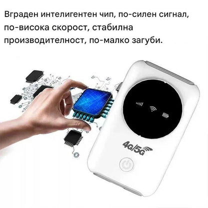 🔥【Ограничена оферта 50%】Популярен преносим 5G рутер, джобен WiFi