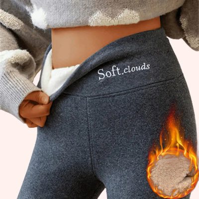 🔥【50% ZĽAVA】Nové módne nohavice s vysokým pásom, teplé bavlnené nohavice 【S-5XL】