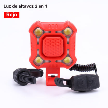 ✨🚴‍♂️ 【Oferta limitada: Compra 1 y llévate 1 gratis】Nueva luz de bocina 2 en 1 para bicicleta