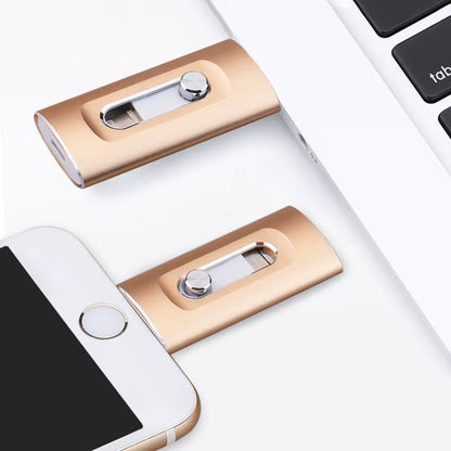 ⚡【✨Časově omezená sleva】Flash disk 4 v 1 pro iPhone/iPad/Android/PC