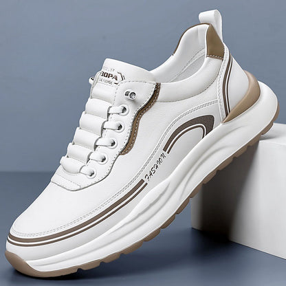 🔥[39-45] 2025 Pantofi sport din piele rezistentă la apă și murdărie, cu talpă moale pentru confort maxim