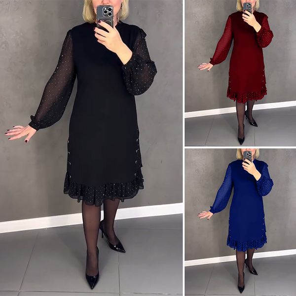 💖💖【S-5XL】🍁🍂Wysokiej jakości stylowa sukienka jesienno-zimowa w nowym stylu