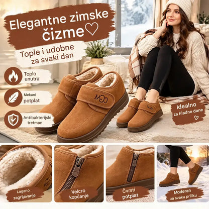 🏆50% Off!🔥【Veličine 36-41】Ženske zimske gležnjače - moderan dizajn s mekim, neklizajućim potplatom