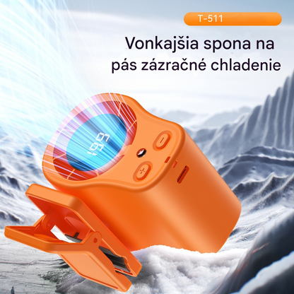 🔥50%OFF🔥Mini vysokorýchlostný ventilátor s klipom na pás, multifunkčná plynulá regulácia otáčok, stolný ventilátor s klipom.