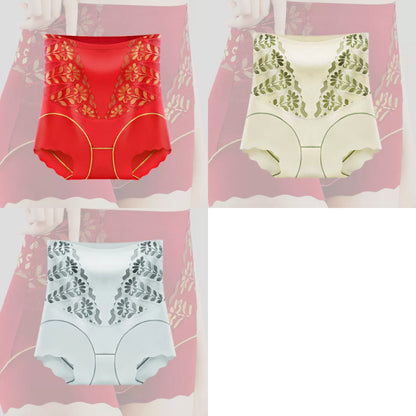 🌸【Set de 3】Pantaloni cu talie înaltă care controlează abdomenul 🩲 💖