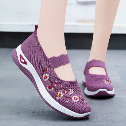 🤩【36-41】 Wygodne i oddychające antypoślizgowe buty dla osób w średnim i starszym wieku