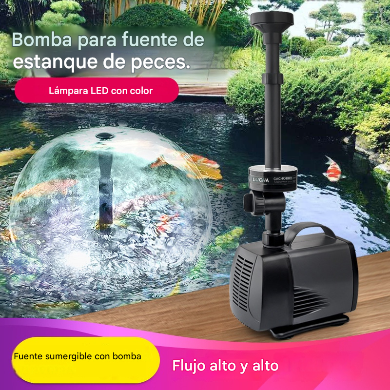 ⛲️ 【50% de descuento】Nueva fuente con bomba sumergible, ideal para jardines, estanques y fuentes (apta para profundidades de agua inferiores a 40 cm).