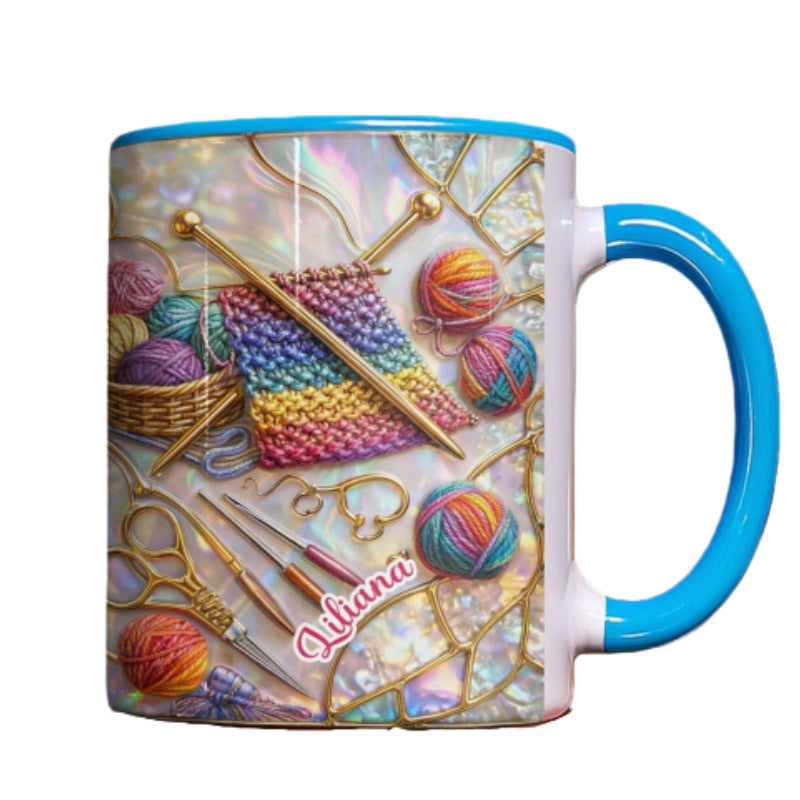 🧵☕Hrnek s motivem šití – perfektní dárek pro kreativní duše, které rády šijí