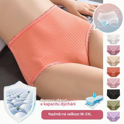 💖(8 kusov) Posledný deň s 50% zľavou: Nepremokavé antibakteriálne nohavičky s vysokým pásom